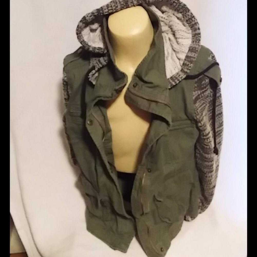 Green army jacket